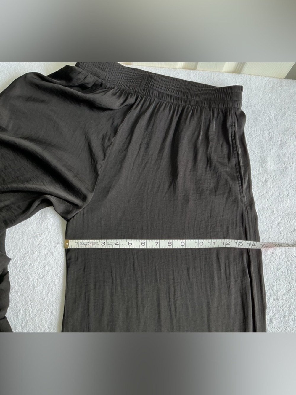 Zara Black Wide-Leg Pants - Picture 15 of 16